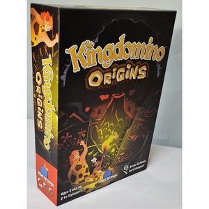 Kingdomino Origins a Blue orange game Go back in time the the prehistoric era